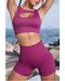 Cutout Two-Piece Sports Set - Beach Babes Beachwear - Fort Lauderdale