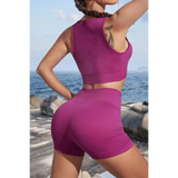 Cutout Two-Piece Sports Set - Beach Babes Beachwear - Fort Lauderdale