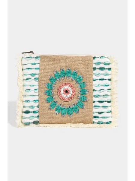Turquoise Cosmetic Bag - Beach Babes Beachwear - Fort Lauderdale