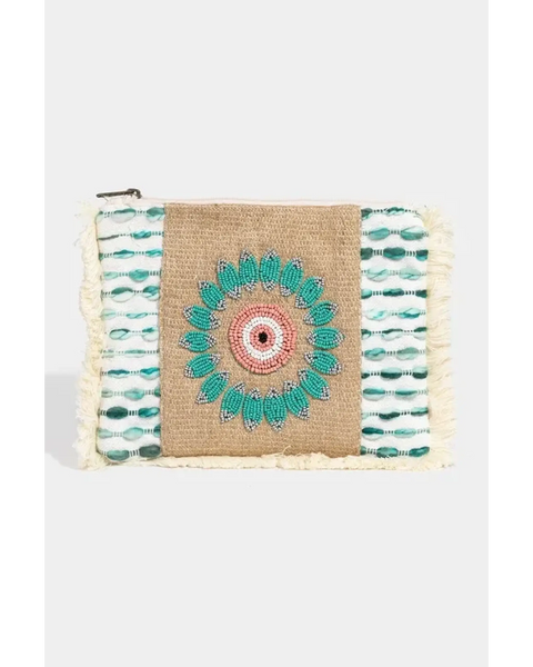 Turquoise Cosmetic Bag - Beach Babes Beachwear - Fort Lauderdale