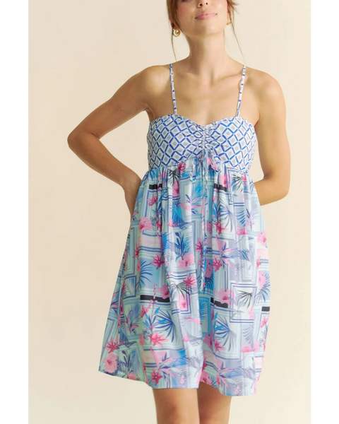 Light Blue Super Cute Beach Romper - Beach Babes Beachwear - Fort Lauderdale