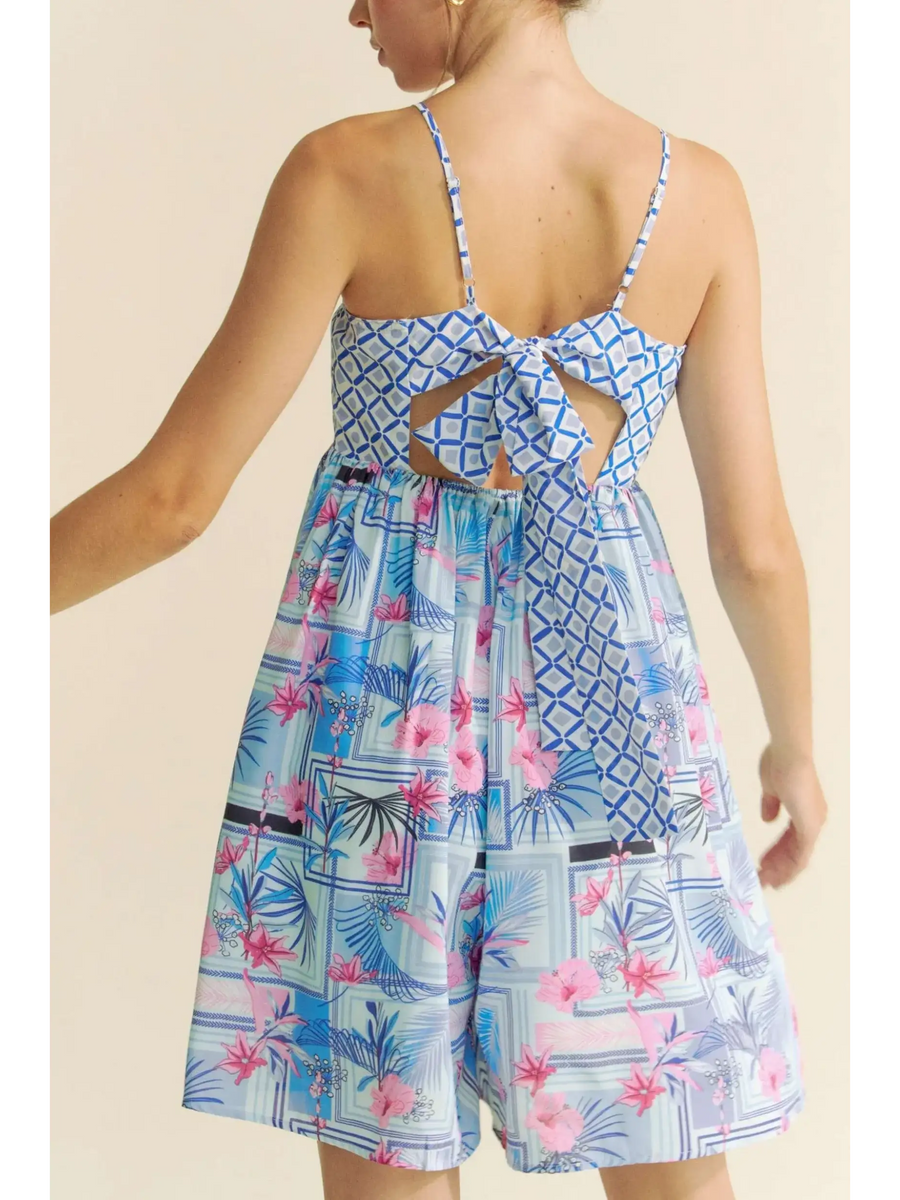 Light Blue Super Cute Beach Romper - Beach Babes Beachwear - Fort Lauderdale