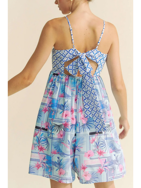Light Blue Super Cute Beach Romper - Beach Babes Beachwear - Fort Lauderdale