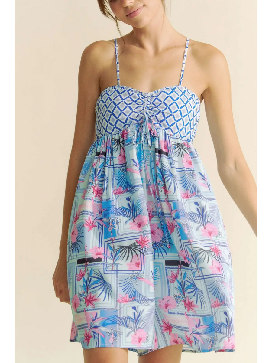 Light Blue Super Cute Beach Romper - Beach Babes Beachwear - Fort Lauderdale
