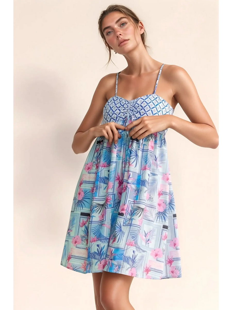 Light Blue Super Cute Beach Romper - Beach Babes Beachwear - Fort Lauderdale