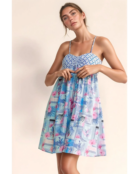 Light Blue Super Cute Beach Romper - Beach Babes Beachwear - Fort Lauderdale