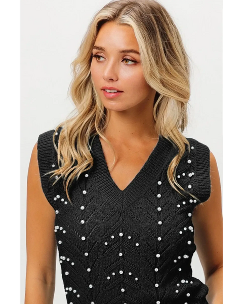 Sleeveless Black Beach Top for Ladies - Beach Babes Beachwear - Fort Lauderdale