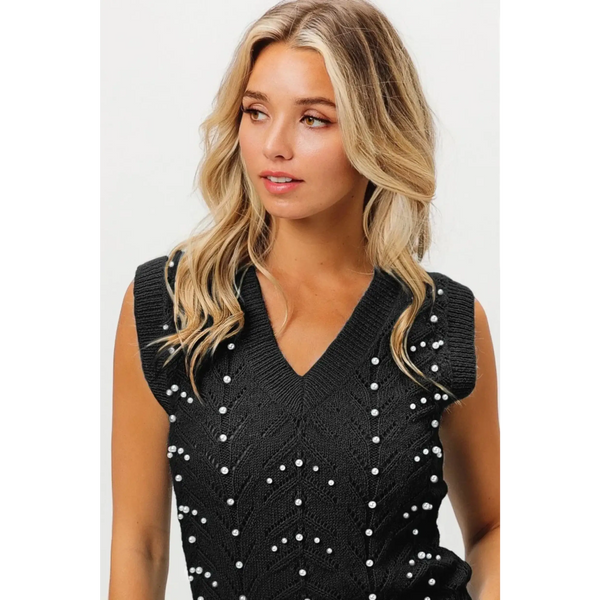Sleeveless Black Beach Top for Ladies - Beach Babes Beachwear - Fort Lauderdale