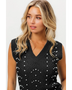 Sleeveless Black Beach Top for Ladies - Beach Babes Beachwear - Fort Lauderdale