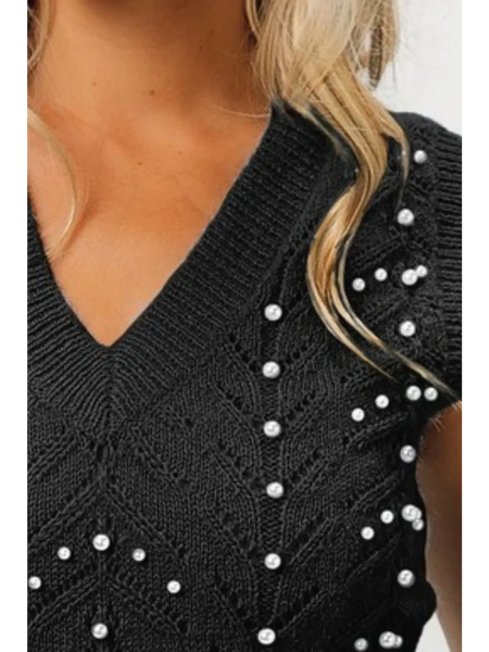 Sleeveless Black Beach Top for Ladies - Beach Babes Beachwear - Fort Lauderdale