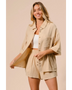 Natural Cotton Classy Short Set - Beach Babes Beachwear - Fort Lauderdale