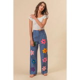 Fun Denim Straight Leg Jeans - Beach Babes Beachwear - Fort Lauderdale