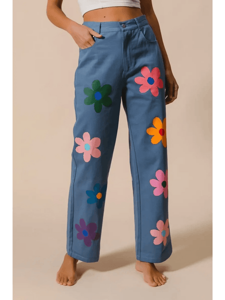 Fun Denim Straight Leg Jeans - Beach Babes Beachwear - Fort Lauderdale