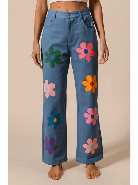 Fun Denim Straight Leg Jeans - Beach Babes Beachwear - Fort Lauderdale