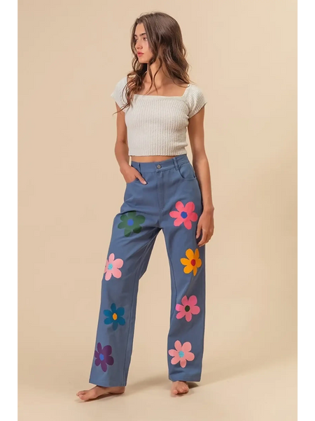 Fun Denim Straight Leg Jeans - Beach Babes Beachwear - Fort Lauderdale