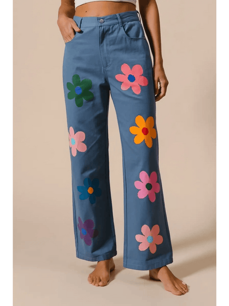 Fun Denim Straight Leg Jeans - Beach Babes Beachwear - Fort Lauderdale
