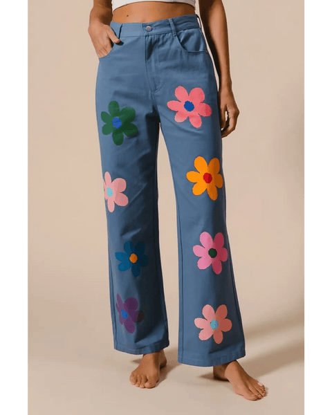 Fun Denim Straight Leg Jeans - Beach Babes Beachwear - Fort Lauderdale