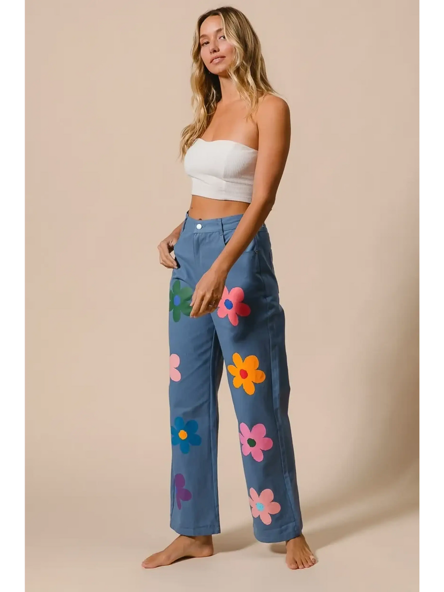 Fun Denim Straight Leg Jeans - Beach Babes Beachwear - Fort Lauderdale