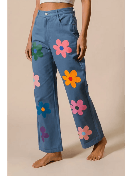 Fun Denim Straight Leg Jeans - Beach Babes Beachwear - Fort Lauderdale