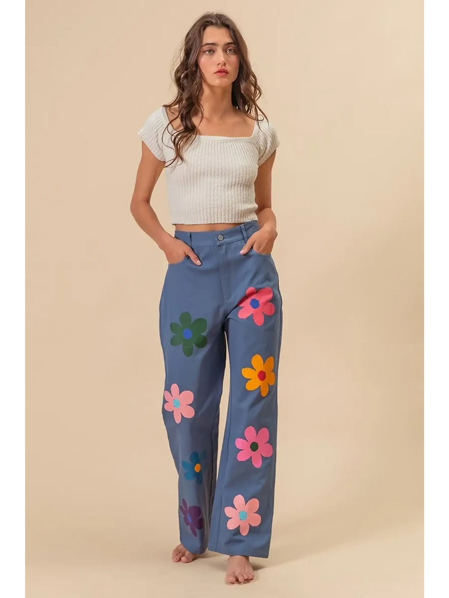 Fun Denim Straight Leg Jeans - Beach Babes Beachwear - Fort Lauderdale