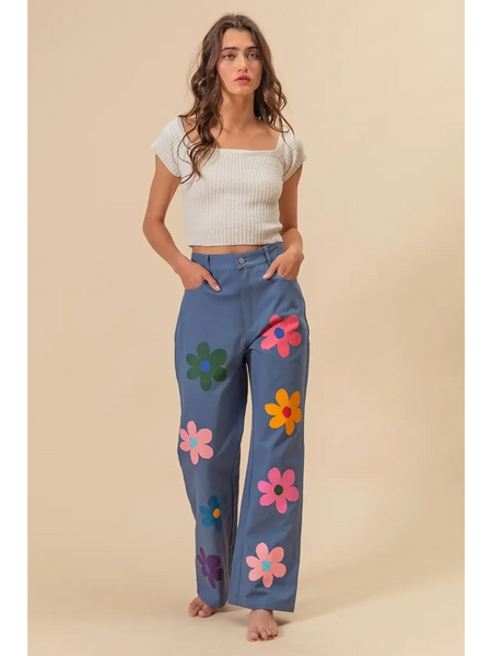 Fun Denim Straight Leg Jeans - Beach Babes Beachwear - Fort Lauderdale