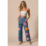 Fun Denim Straight Leg Jeans - Beach Babes Beachwear - Fort Lauderdale