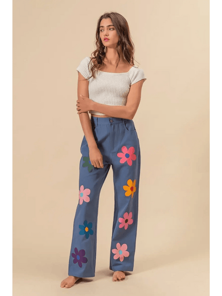 Fun Denim Straight Leg Jeans - Beach Babes Beachwear - Fort Lauderdale
