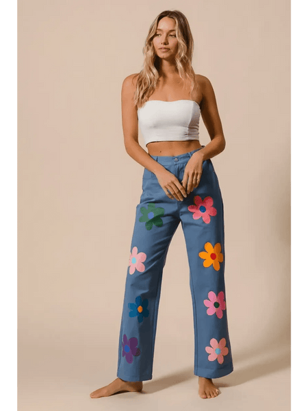 Fun Denim Straight Leg Jeans - Beach Babes Beachwear - Fort Lauderdale