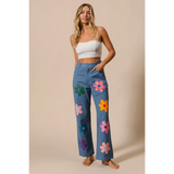 Fun Denim Straight Leg Jeans - Beach Babes Beachwear - Fort Lauderdale