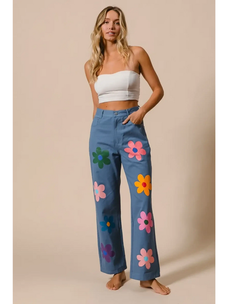 Fun Denim Straight Leg Jeans - Beach Babes Beachwear - Fort Lauderdale