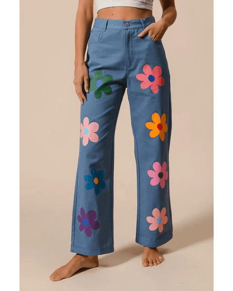 Fun Denim Straight Leg Jeans - Beach Babes Beachwear - Fort Lauderdale