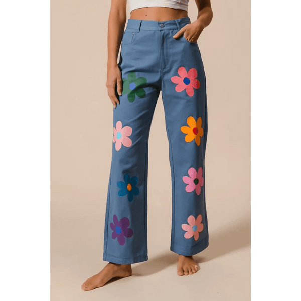 Fun Denim Straight Leg Jeans - Beach Babes Beachwear - Fort Lauderdale