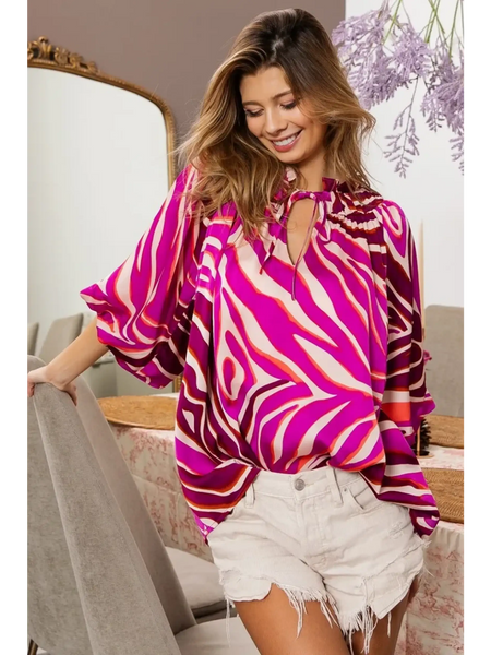 Stylish Satin Blouse - Beach Babes Beachwear - Fort Lauderdale