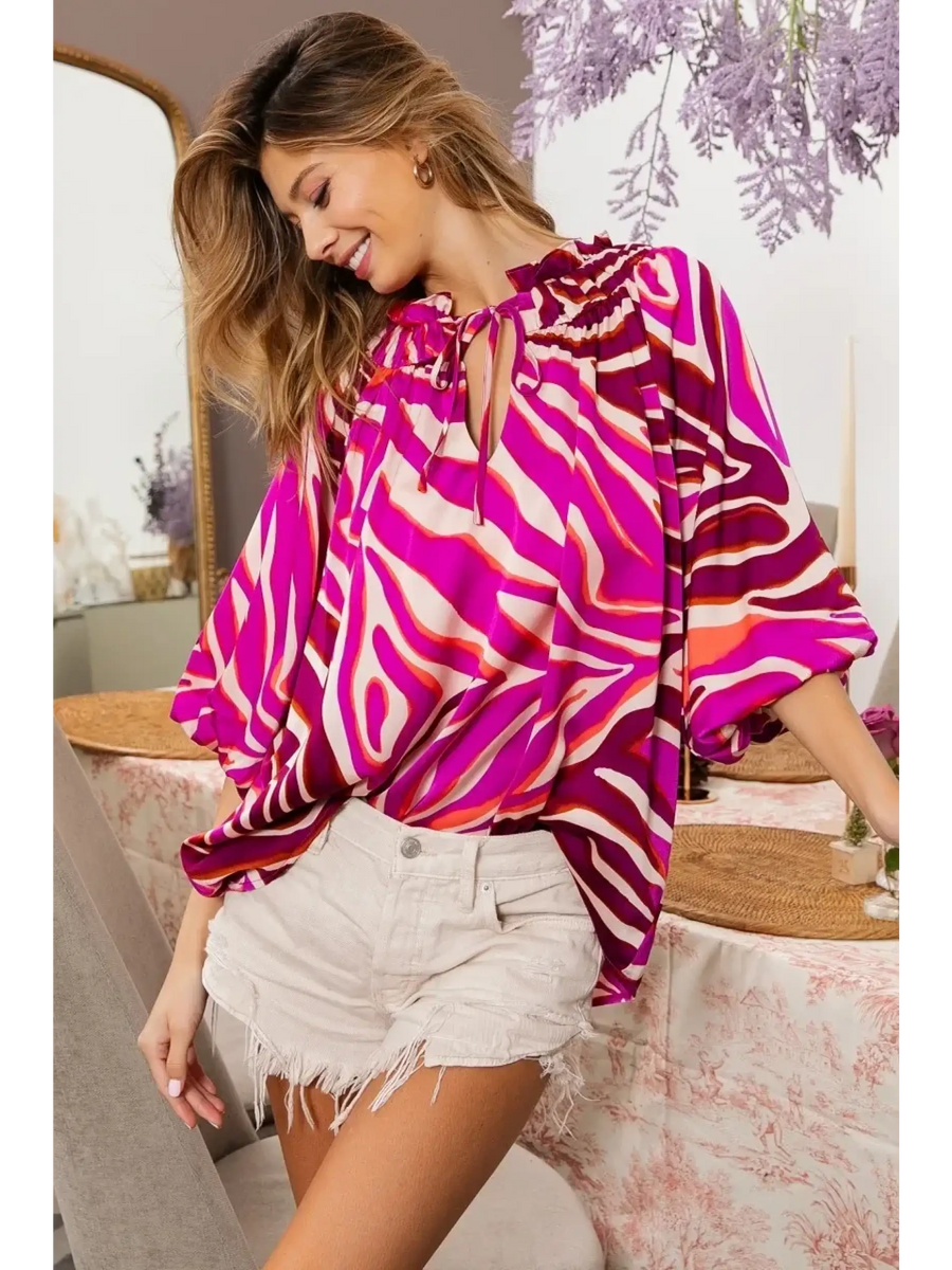 Stylish Satin Blouse - Beach Babes Beachwear - Fort Lauderdale