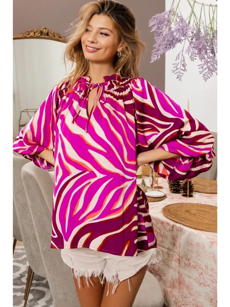 Stylish Satin Blouse - Beach Babes Beachwear - Fort Lauderdale