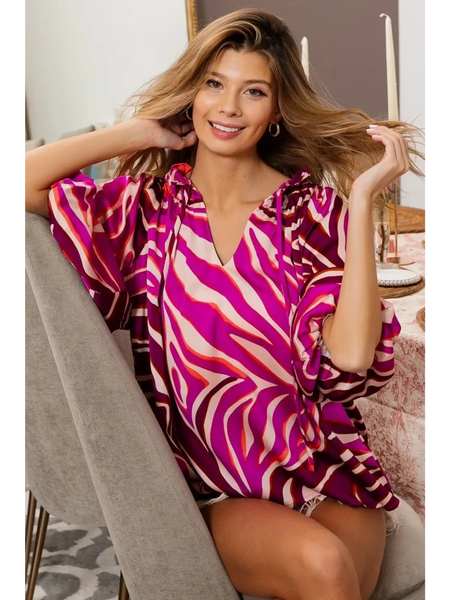 Stylish Satin Blouse - Beach Babes Beachwear - Fort Lauderdale