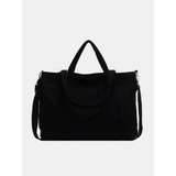 Lightweight ladies duffle bag in black from Babe Beachwaer with multiple carrying handles