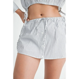 Affordably Stylish Blue & White Beach Shorts - Resort Wear 2025 - Beach Babes Beachwear - Fort Lauderdale