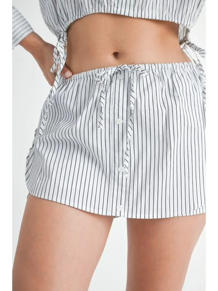 Affordably Stylish Blue & White Beach Shorts - Resort Wear 2025 - Beach Babes Beachwear - Fort Lauderdale