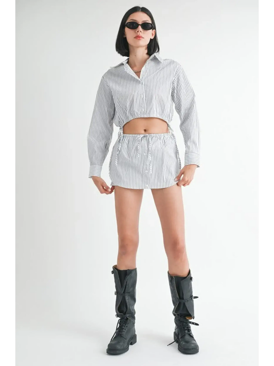 Affordably Stylish Blue & White Beach Shorts - Resort Wear 2025 - Beach Babes Beachwear - Fort Lauderdale