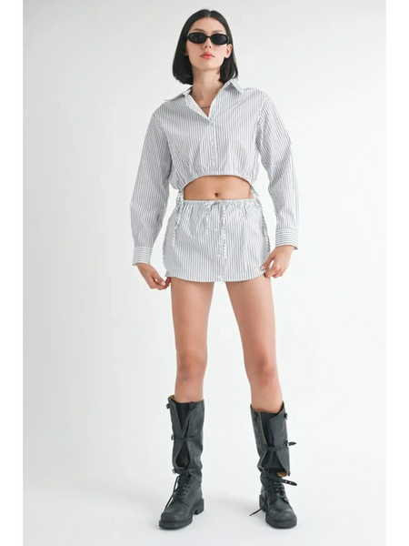 Affordably Stylish Blue & White Beach Shorts - Resort Wear 2025 - Beach Babes Beachwear - Fort Lauderdale