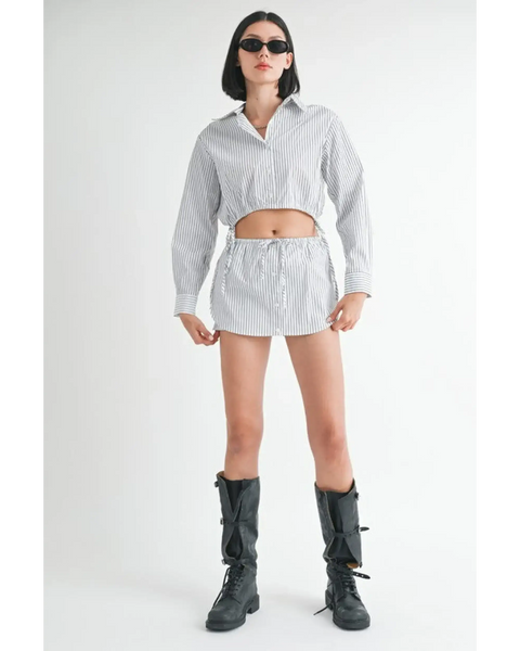 Affordably Stylish Blue & White Beach Shorts - Resort Wear 2025 - Beach Babes Beachwear - Fort Lauderdale