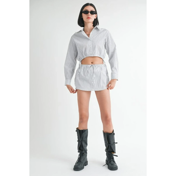 Affordably Stylish Blue & White Beach Shorts - Resort Wear 2025 - Beach Babes Beachwear - Fort Lauderdale