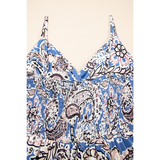 Lets Do Brunch Hun- Blue Paisley Maxi Dress - Beach Babes Beachwear - Fort Lauderdale