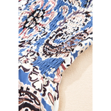 Lets Do Brunch Hun- Blue Paisley Maxi Dress - Beach Babes Beachwear - Fort Lauderdale