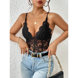 Black Sexy Lace Bodysuit - Beach Babes Beachwear - Fort Lauderdale