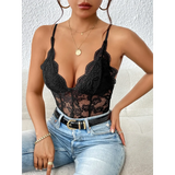 Black Sexy Lace Bodysuit - Beach Babes Beachwear - Fort Lauderdale