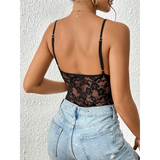 Black Sexy Lace Bodysuit - Beach Babes Beachwear - Fort Lauderdale