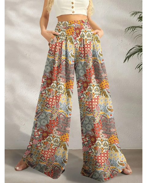 Boho Wide Leg Pants for Beach or Resort - Beach Babes Beachwear - Fort Lauderdale