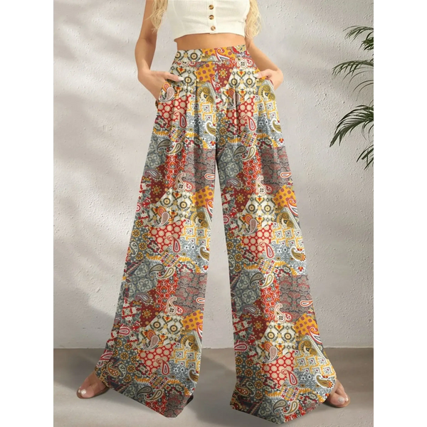 Boho Wide Leg Pants for Beach or Resort - Beach Babes Beachwear - Fort Lauderdale